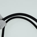 PRADA Hand Bag Nylon Black Silver Auth ep5402-8