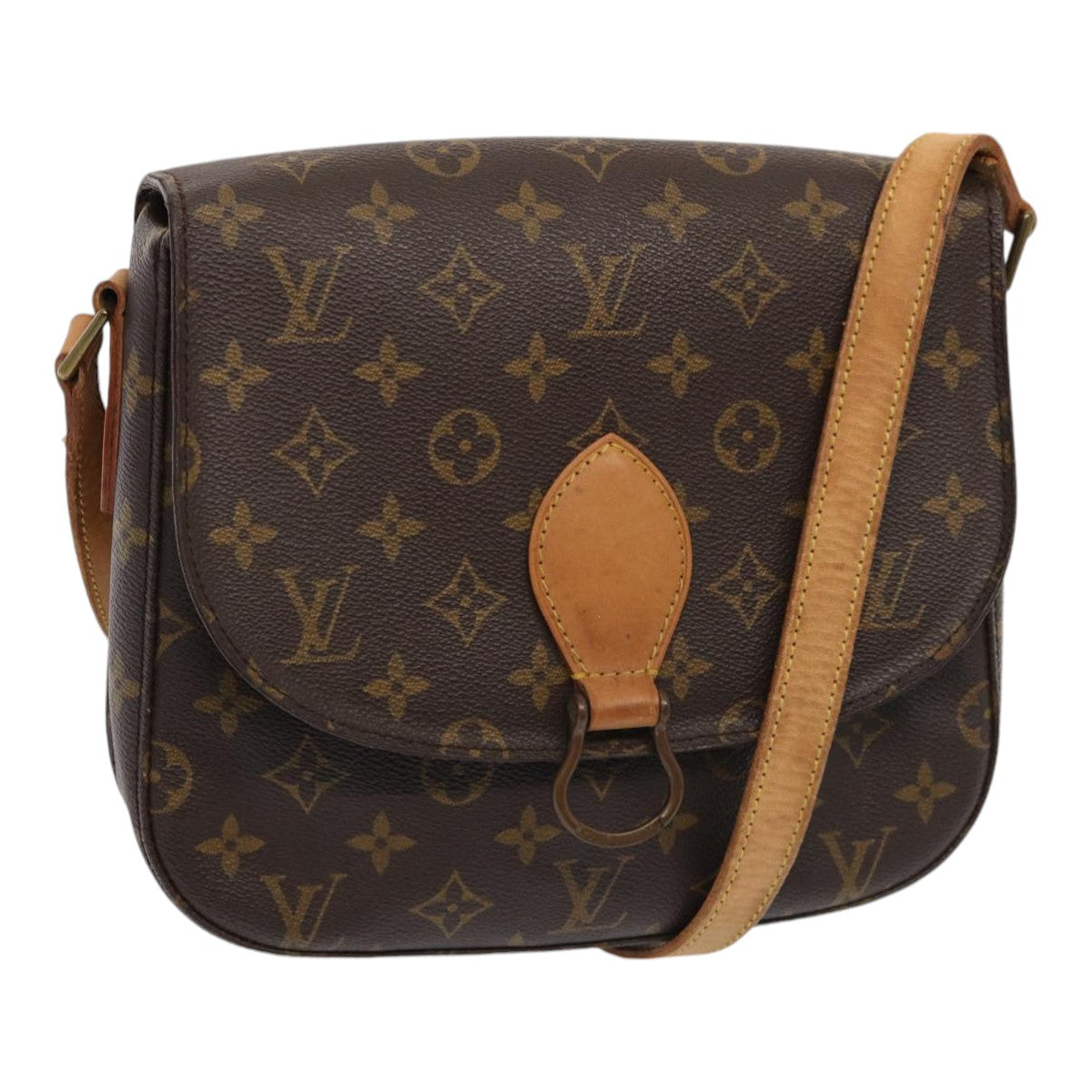 LOUIS VUITTON Monogram Saint Cloud GM Shoulder Bag M51242 LV Auth ep5403