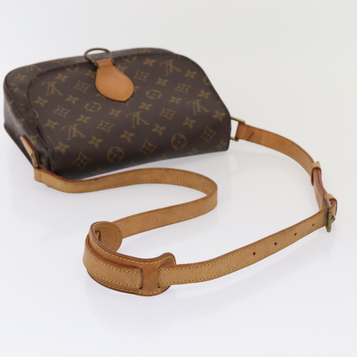 LOUIS VUITTON Monogram Saint Cloud GM Shoulder Bag M51242 LV Auth ep5403