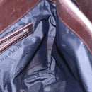 BURBERRY Nova Check Hand Bag Canvas Beige Silver Auth ep5413-17