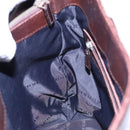 BURBERRY Nova Check Hand Bag Canvas Beige Silver Auth ep5413-18