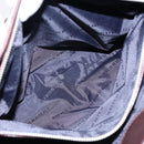 BURBERRY Nova Check Hand Bag Canvas Beige Silver Auth ep5413-22