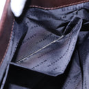 BURBERRY Nova Check Hand Bag Canvas Beige Silver Auth ep5413-24