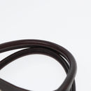 BURBERRY Nova Check Hand Bag Canvas Beige Silver Auth ep5413-8