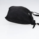PRADA Shoulder Bag Nylon Black Silver Auth ep5415-3