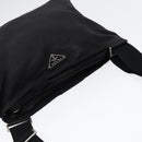 PRADA Shoulder Bag Nylon Black Silver Auth ep5415-6