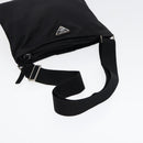 PRADA Shoulder Bag Nylon Black Silver Auth ep5415-8