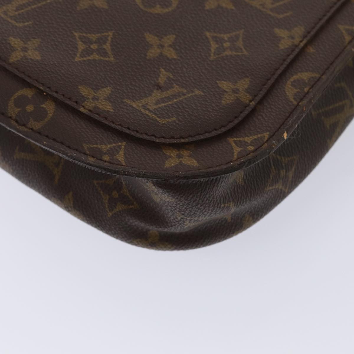 LOUIS VUITTON Monogram Saint Cloud GM Shoulder Bag M51242 LV Auth ep5422