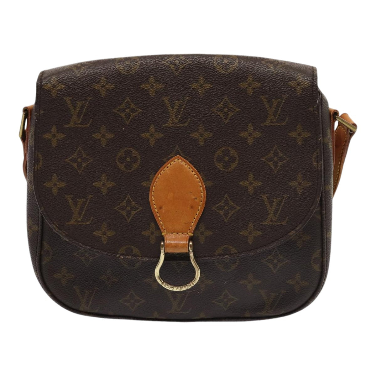 LOUIS VUITTON Monogram Saint Cloud GM Shoulder Bag M51242 LV Auth ep5422