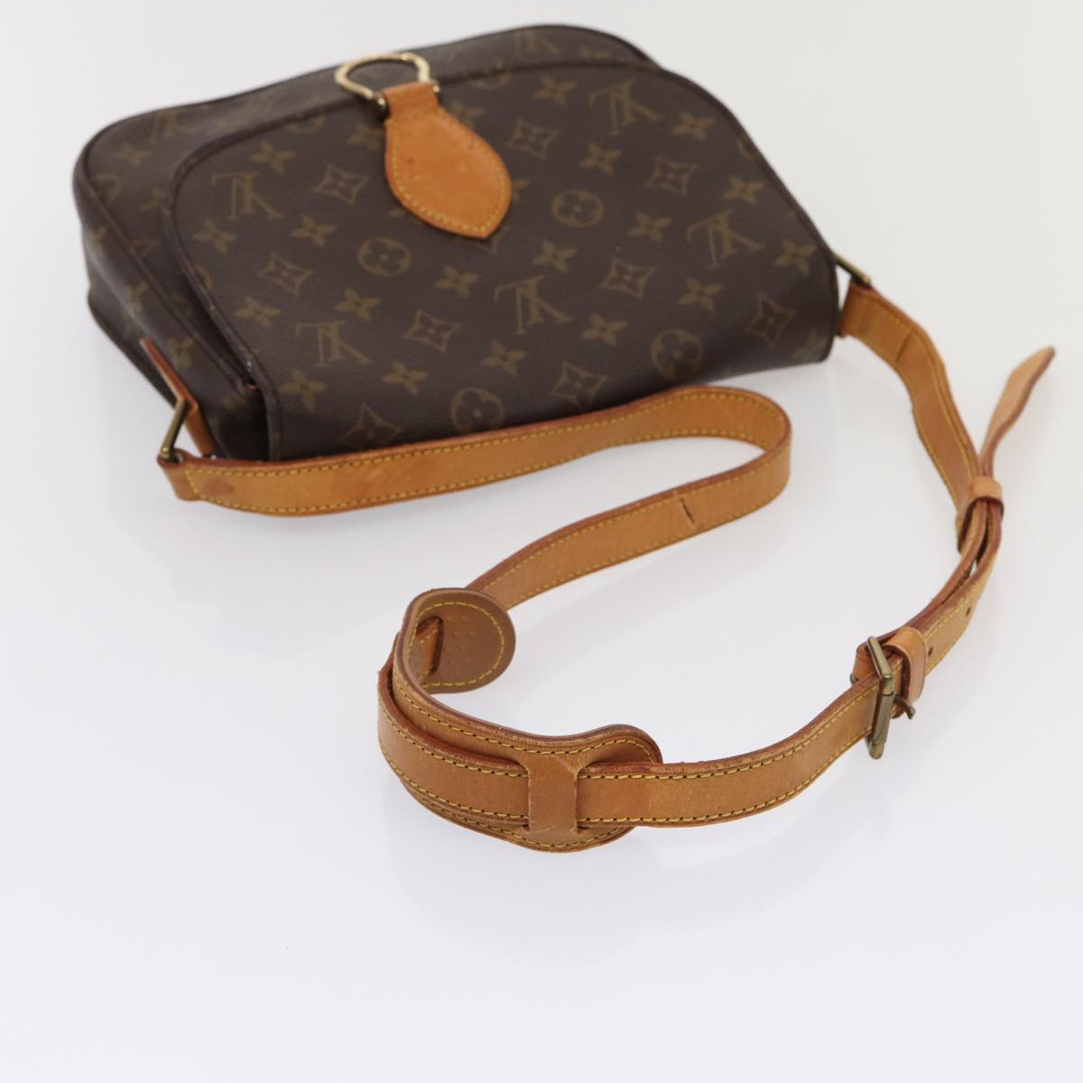 LOUIS VUITTON Monogram Saint Cloud GM Shoulder Bag M51242 LV Auth ep5422