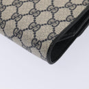 GUCCI GG Supreme Shoulder Bag PVC Leather Navy Gold 94 02 050 Auth ep5428-16