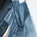 GUCCI GG Supreme Shoulder Bag PVC Leather Navy Gold 94 02 050 Auth ep5428-20