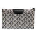 GUCCI GG Supreme Shoulder Bag PVC Leather Navy Gold 94 02 050 Auth ep5428-2