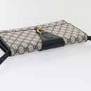 GUCCI GG Supreme Shoulder Bag PVC Leather Navy Gold 94 02 050 Auth ep5428-6