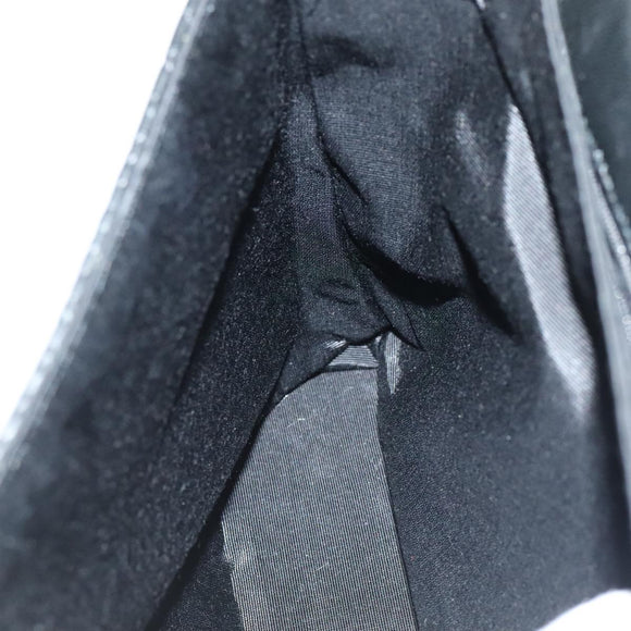 BALLY Hand Bag Leather Black Gold Auth ep5454