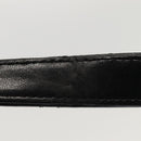 BALLY Hand Bag Leather Black Gold Auth ep5454-8