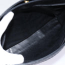 BALLY Tote Bag Leather Black Gold Auth ep5456-11