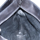 BALLY Tote Bag Leather Black Gold Auth ep5456-18