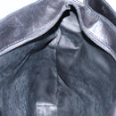 BALLY Tote Bag Leather Black Gold Auth ep5456-20