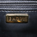 BALLY Tote Bag Leather Black Gold Auth ep5456-21