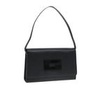 GUCCI Shoulder Bag Leather Black Silver 001 3064 Auth ep5463-1