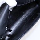 GUCCI Shoulder Bag Leather Black Silver 001 3064 Auth ep5463-9