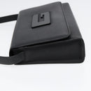 GUCCI Shoulder Bag Leather Black Silver 001 3064 Auth ep5463-4