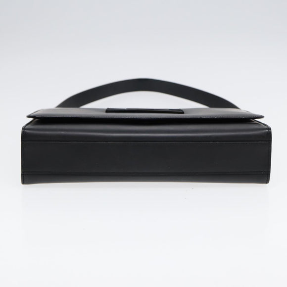 GUCCI Shoulder Bag Leather Black Silver 001 3064 Auth ep5463