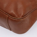 GUCCI Bamboo Hand Bag Leather Brown Gold 001 2404 6380 Auth ep5472-14