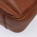 GUCCI Bamboo Hand Bag Leather Brown Gold 001 2404 6380 Auth ep5472-16