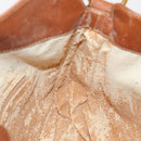 GUCCI Bamboo Hand Bag Leather Brown Gold 001 2404 6380 Auth ep5472-18