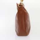 GUCCI Bamboo Hand Bag Leather Brown Gold 001 2404 6380 Auth ep5472-4