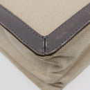 BALENCIAGA Shoulder Bag Canvas Gray Beige Silver 390641 Auth ep5489-14