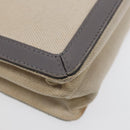 BALENCIAGA Shoulder Bag Canvas Gray Beige Silver 390641 Auth ep5489-13