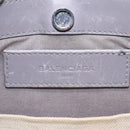 BALENCIAGA Shoulder Bag Canvas Gray Beige Silver 390641 Auth ep5489-15