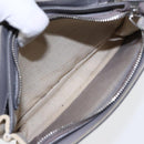 BALENCIAGA Shoulder Bag Canvas Gray Beige Silver 390641 Auth ep5489-16