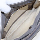 BALENCIAGA Shoulder Bag Canvas Gray Beige Silver 390641 Auth ep5489-19