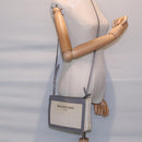 BALENCIAGA Shoulder Bag Canvas Gray Beige Silver 390641 Auth ep5489-22