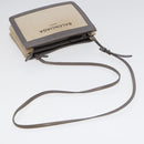 BALENCIAGA Shoulder Bag Canvas Gray Beige Silver 390641 Auth ep5489-7