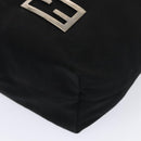 FENDI Tote Bag Nylon Black Silver Auth ep5506-9