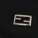 FENDI Tote Bag Nylon Black Silver Auth ep5506-17