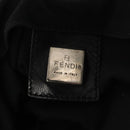 FENDI Tote Bag Nylon Black Silver Auth ep5506-10