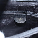 GUCCI Bamboo Hand Bag Suede Leather Black Gold 002 1186 0260 Auth ep5511-14