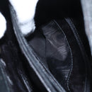 GUCCI Bamboo Hand Bag Suede Leather Black Gold 002 1186 0260 Auth ep5511-20