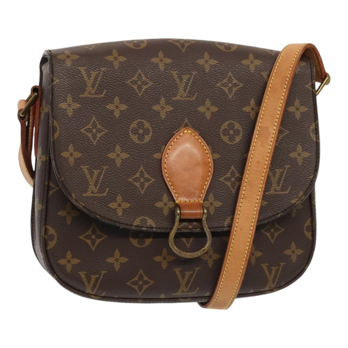 LOUIS VUITTON Monogram Saint Cloud GM Shoulder Bag M51242 LV Auth ep5518