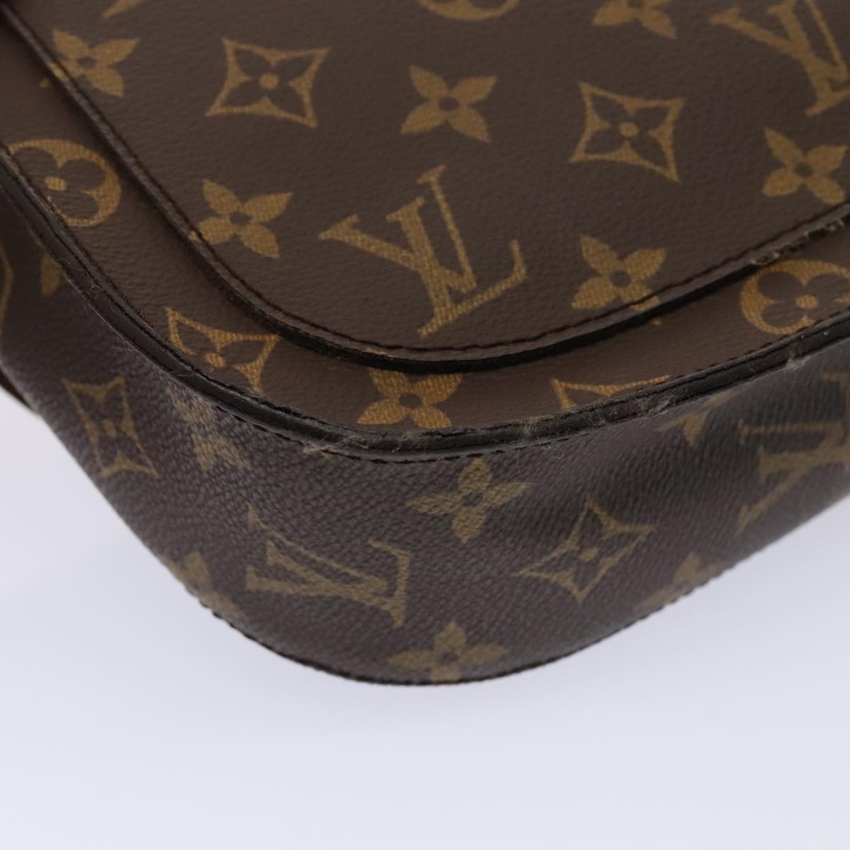 LOUIS VUITTON Monogram Saint Cloud GM Shoulder Bag M51242 LV Auth ep5518