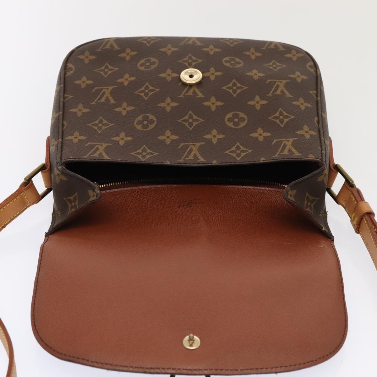 LOUIS VUITTON Monogram Saint Cloud GM Shoulder Bag M51242 LV Auth ep5518