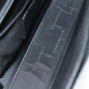 BURBERRY Business Bag Leather Black Silver Auth ep5521-12