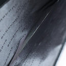 BURBERRY Business Bag Leather Black Silver Auth ep5521-23