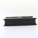 BURBERRY Business Bag Leather Black Silver Auth ep5521-5